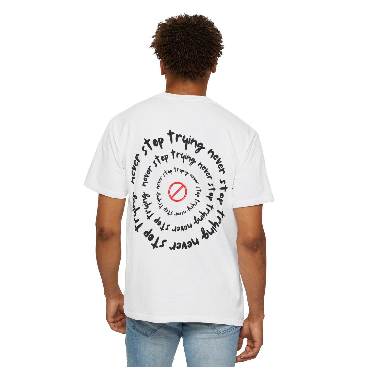 Never Stop Graphic Tee β White Edition